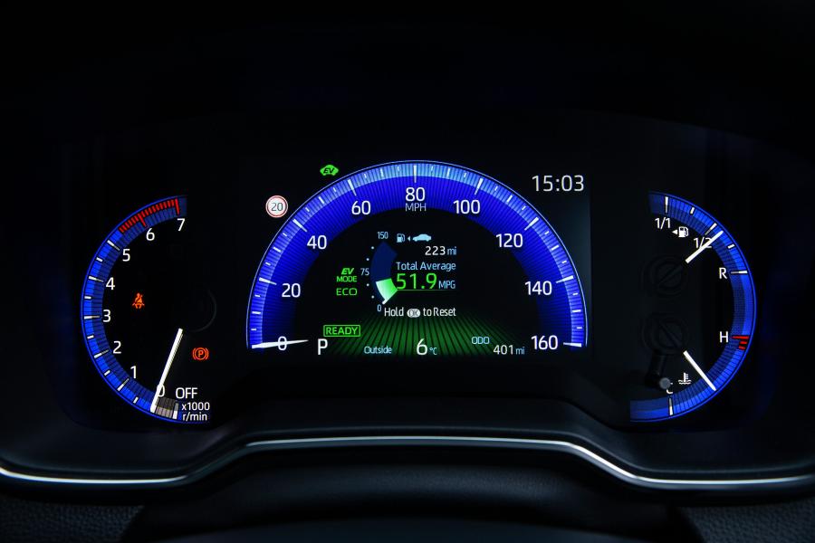 Панель приборов Toyota Corolla Hybrid 2019 года  (UK) (фото 29 из 40)